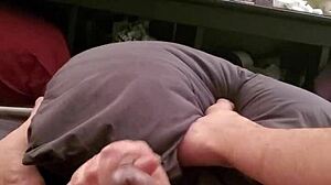 The Young Guy with a Small Cock Gets It Stroked Until He Cums