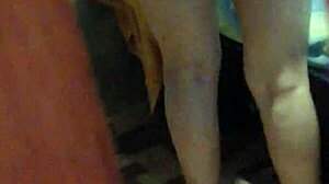 Spying on best friend's mom leads to hot sex and creampie!