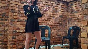 Smoking A Cigarette And Shaking My Ass While I Take A Piss