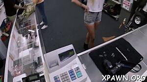 I feel so nasty as a slut having oral sex and orgasms in the shop