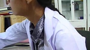 Squirting Asian doctor slut, what's your wildest fantasy at work?