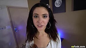 Horny Stepdaughter's Face Fuck Tease