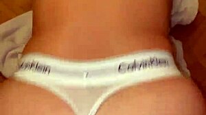 roommate bent over in dorm for rough doggystyle creampie