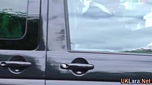 stockings brit sucking in threesome with heels and fingering action