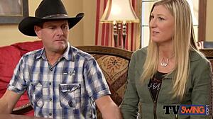 Horny Southern Couple in Backyard Foreplay with Blowjob and Swingers Group Oral