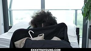 damn, watch ella cruz shove cock down her throat then get fucked deep?