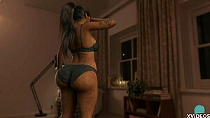 Bound College Cutie Teases Big Boobs