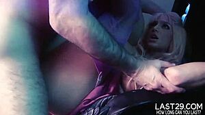 Blonde Face Covered in Jizz After Taking Cock!