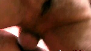 Bald gay endures brutal bareback and fisting on swing