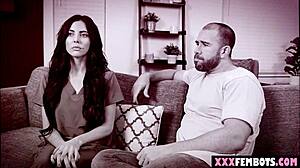 Is this sex robot getting licked?