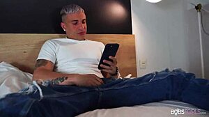 Sofia Cordoba, the bobs tgirl, gets her ass fucked bareback