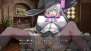 Watch Lizu get naked in this hentai RPG sex scene?