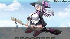 Watch Lizu get naked in this hentai RPG sex scene?