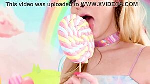 Harlow West Sucks Big Dick POV And Swallows Cum Load