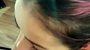 Little College Whore Asked to SUCKLE Me Hot. Drank All My MILK with Thirst!