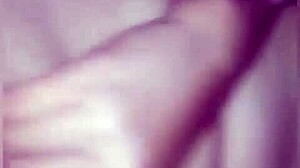 hot wife going wild with dildo and fingering herself raw!