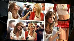 nicole heat in the best porn comic ever with teen swallow and rough double penetration