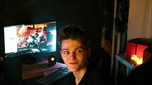 Distracted From Game For Intense Twink Fucking