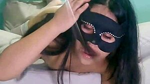 My Friend Tortures Me with Giant Dildo in Lingerie