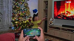 follando con mi amiga hermosa en navidad