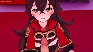 amber having fun with feet in uncensored 3d cartoon anime hentai footjob scene