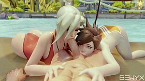 deepthroat sluts in 3d sfm monster cock