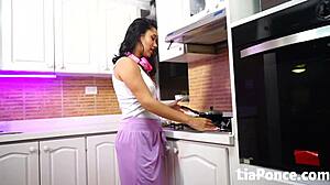 Petite Teen Lia Ponce Masturbates In Solo Session With Shaved Details