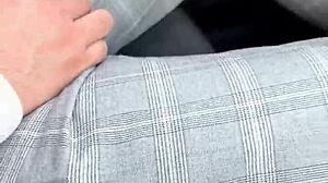 Blowjob While Driving Car Risky Public Handjob POV Monster Cock