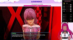 Vtuber LewdNeko Gets Naughty in Harem Hotel Part 25 Play