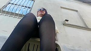 Rainy Days Make My High Heels Dirty, Want To Lick Them Clean In This Mature Femdom Fetish?