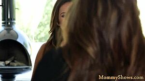 Busty Milf Receives Oral from Stepdaughter