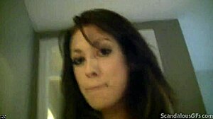 Blonde Babe Blows Hard in Stairs