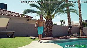 sarah jessie and fit kitty specifically fuck the muscular pool guy