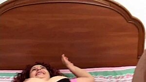 Horny Milf Sucks Two Cocks, Gets Soaked in Hot Cum Load