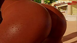 Phara from Overwatch gets her ass fucked hard in this sex scene.