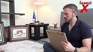 Can the art student fuck the teacher hard and cum in her mouth?