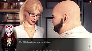 News Reporter In Stockings