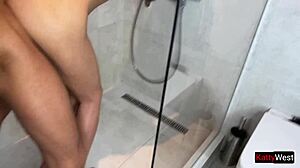 hey, wanna see this wet brunette getting pounded in the shower pov style?