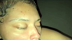 fat bbw with big tits keeps sucking monster black cock after cum in pov