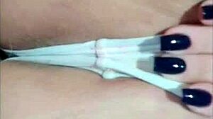 Tattooed Redhead Shows Off Tan Lines And Big Ass In POV