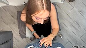 amelie dubon makes partner cum with orgasm