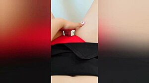 Shy Teen 18+ Masturbates Tight Hole in Homemade Video