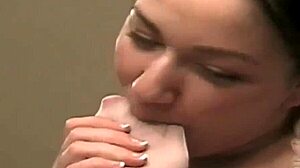 I love it when she wears her sexy nylon stockings