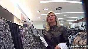 Charming Czech Nympho Tempted in Mall, Pounded Hard POV