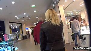 Charming Czech Nympho Tempted in Mall, Pounded Hard POV