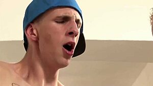 Twinks Engage in Intense Outdoor Group Orgy