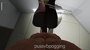 fat guy meets ebony model at agency