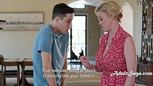 dee williams shows stepson he's just like husband in bed