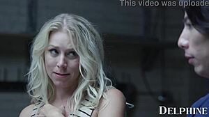 katie morgan and david lee fuck passionately on the boss's desk