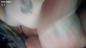 Fat BBW bent over in doggystyle with big black cock